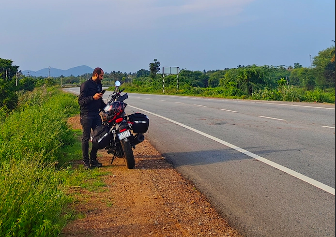Motorcycle Road Trip from Bengaluru to Pondicherry